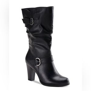 Style & Co sachi block-heel mid-shaft boots